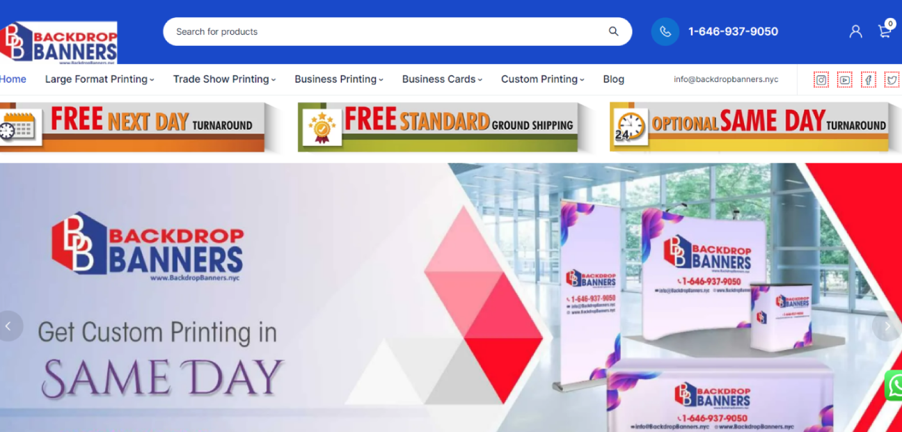 Backdrop Banners NYC SEO Case Study