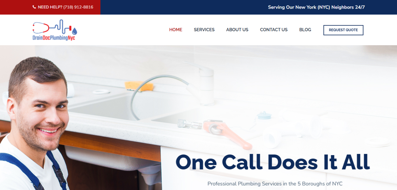 Drain Doc Plumbing NYC SEO Case Study