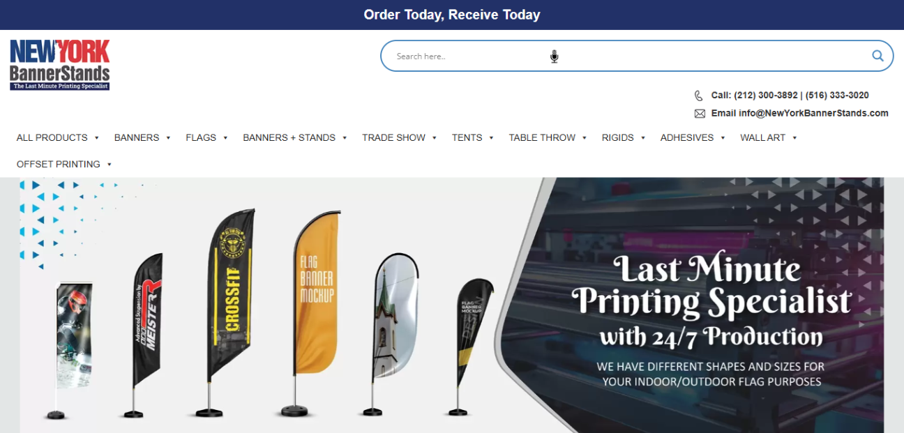 New York Banner Stands SEO Case Study