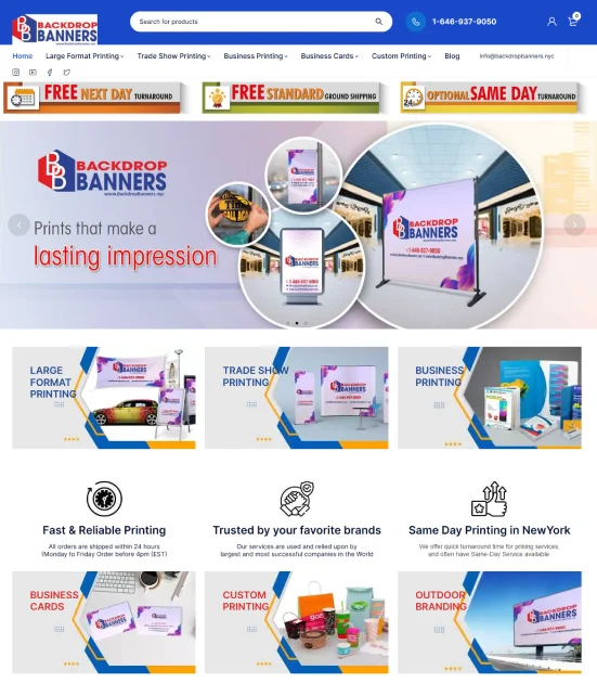 Backdrop Banners NYC SEO Case Study